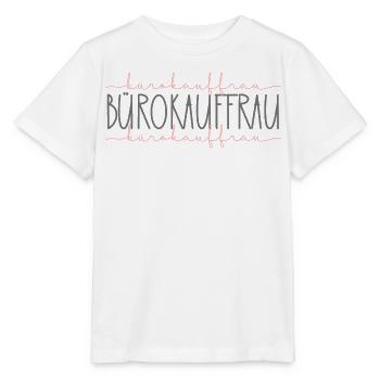 Bürokauffrau Geschenk Büro Schnörkel - Stanley/Stella Kinder T-Shirt MINI CREATOR  - Weiß - Vorne - Maike (125cm)