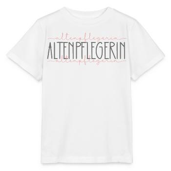 Altenpflegerin Geschenk Pflegerin Altenheim Beruf - Stanley/Stella Kinder T-Shirt MINI CREATOR  - Weiß - Vorne - Maike (125cm)