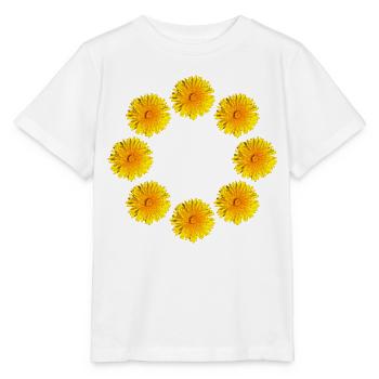 LÖWENZAHN III - Stanley/Stella Kinder T-Shirt MINI CREATOR  - Weiß - Vorne - Maike (125cm)