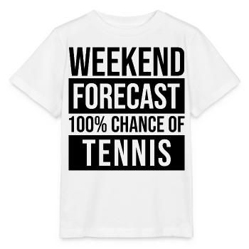 Tennis Tennis Tennis - Stanley/Stella MINI CREATOR Kids’ T-Shirt - white - Front - Maike (125cm)