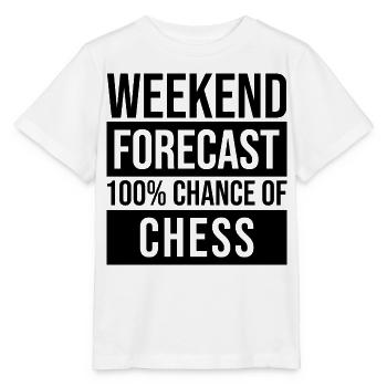Échecs Échecs Échecs - T-shirt bio MINI CREATOR Stanley/Stella Enfant - blanc - Devant - Maike (125cm)