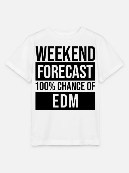 EDM EDM EDM - Stanley/Stella Kinder T-Shirt MINI CREATOR - Weiß