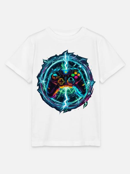 Galaktischer Gaming Controller - Stanley/Stella Kinder T-Shirt MINI CREATOR  - Weiß