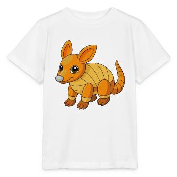Aardvark Mascotte mignonne Personnage de dessin animé Kawaii - T-shirt bio MINI CREATOR Stanley/Stella Enfant - blanc - Devant - Maike (125cm)