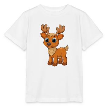 Orignal Mignon Mascotte Personnage De Dessin Animé Kawaii - T-shirt bio MINI CREATOR Stanley/Stella Enfant - blanc - Devant - Maike (125cm)