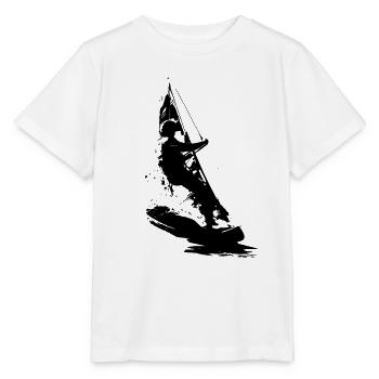 Planche à voile - T-shirt bio MINI CREATOR Stanley/Stella Enfant - blanc - Devant - Maike (125cm)