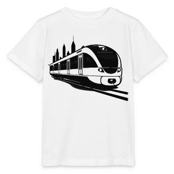 Railway Sketch - Stanley/Stella MINI CREATOR Kids’ T-Shirt - white - Front - Maike (125cm)