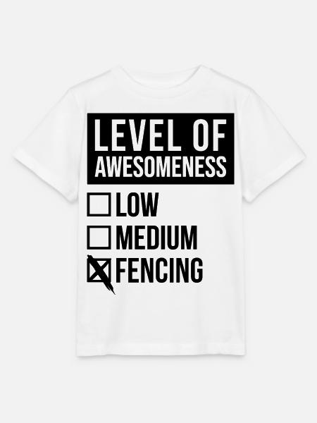 Fechten Fechten Zaun - Stanley/Stella Kinder T-Shirt MINI CREATOR - Weiß