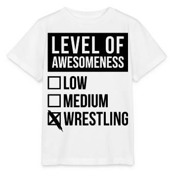 Wrestling Wrestling Wrestling - Stanley/Stella MINI CREATOR Kids’ T-Shirt - white - Front - Maike (125cm)