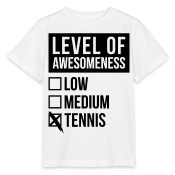 Tennis Tennis Tennis - Stanley/Stella MINI CREATOR Kids’ T-Shirt - white - Front - Maike (125cm)