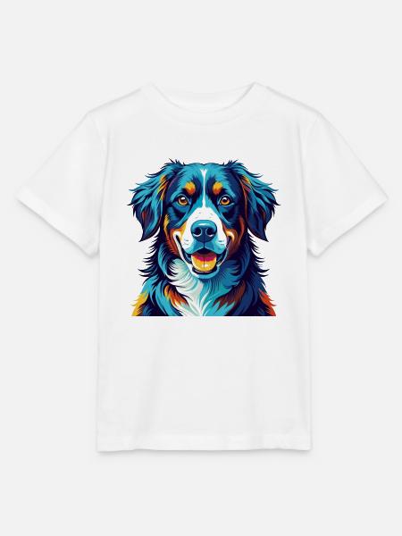 Appenzeller Sennenhund Hunderasse Cartoon Kawaii - Stanley/Stella Kinder T-Shirt MINI CREATOR  - Weiß
