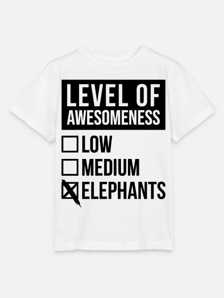 Elefant Elefant Elefant - Stanley/Stella Kinder T-Shirt MINI CREATOR - Weiß