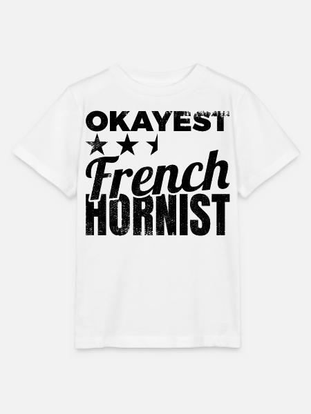 Okayest Waldhornist - Stanley/Stella Kinder T-Shirt MINI CREATOR - Weiß