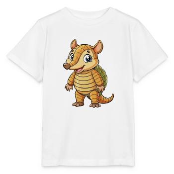 tatou mignon personnage de dessin animé Kawaii Clipart - T-shirt bio MINI CREATOR Stanley/Stella Enfant - blanc - Devant - Maike (125cm)