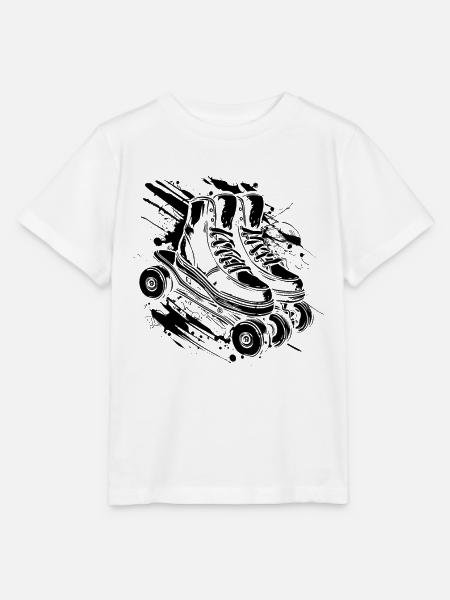 Rollschuhe Streetart - Stanley/Stella Kinder T-Shirt MINI CREATOR - Weiß
