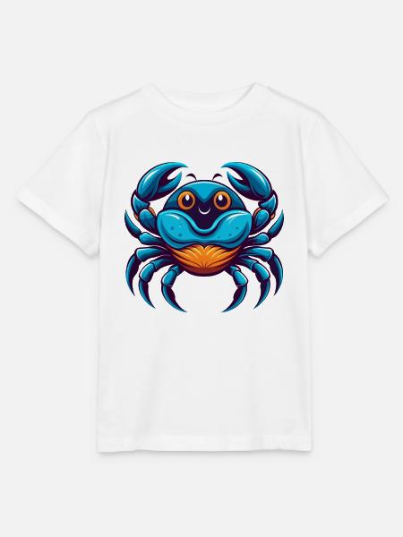 Krabbe Bunte Kawaii Cartoon Figur Clipart - Stanley/Stella Kinder T-Shirt MINI CREATOR - Weiß