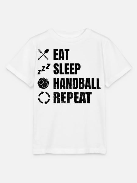 Handballer Routine - Stanley/Stella Kinder T-Shirt MINI CREATOR - Weiß