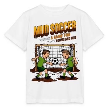 Mud football - Stanley/Stella MINI CREATOR Kids’ T-Shirt - white - Front - Maike (125cm)