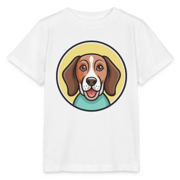 Briquet de Provence Chien Race Dessin Animé Drôle Kawaii - T-shirt bio MINI CREATOR Stanley/Stella Enfant - blanc - Devant - Maike (125cm)