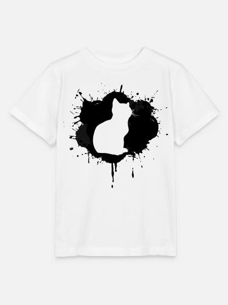 Katze - Stanley/Stella Kinder T-Shirt MINI CREATOR - Weiß