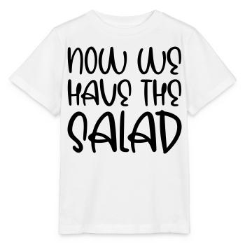 Maintenant, nous avons la salade - T-shirt bio MINI CREATOR Stanley/Stella Enfant - blanc - Devant - Maike (125cm)