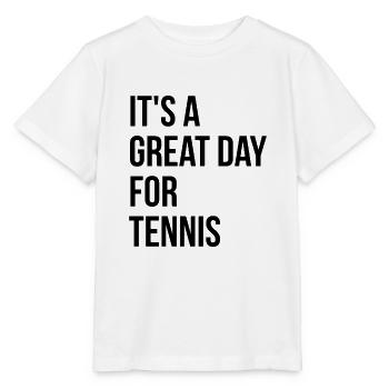 Tennis Tennis Tennis - Stanley/Stella MINI CREATOR Kids’ T-Shirt - white - Front - Maike (125cm)