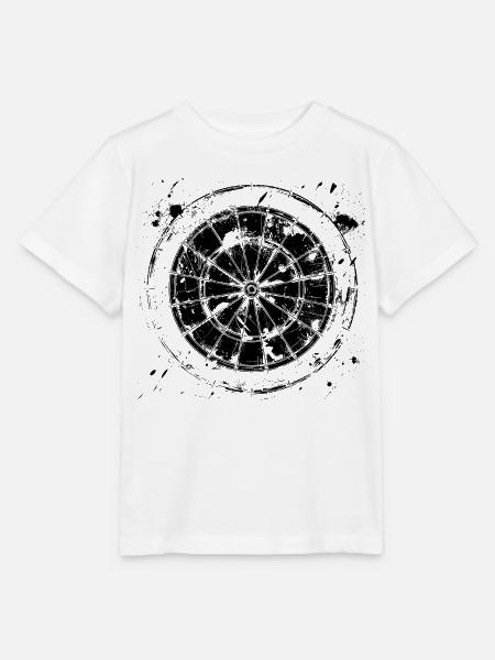 Dartscheibe Zeichnung - Stanley/Stella Kinder T-Shirt MINI CREATOR - Weiß