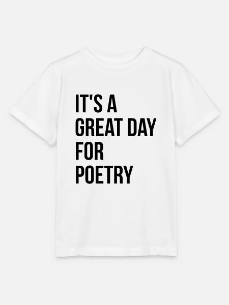 Poesie Poesie Poesie Poesie - Stanley/Stella Kinder T-Shirt MINI CREATOR  - Weiß