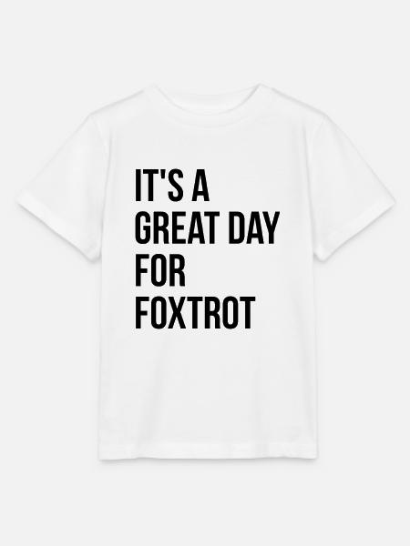 Foxtrot Foxtrot Foxtrot - Stanley/Stella Kinder T-Shirt MINI CREATOR - Weiß