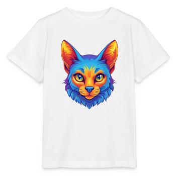 Australian Mist Cat Breed Cartoon Kawaii Animal Pe - Stanley/Stella MINI CREATOR Kids’ T-Shirt - white - Front - Maike (125cm)