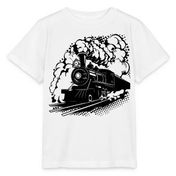 Railway Graphic - Stanley/Stella MINI CREATOR Kids’ T-Shirt - white - Front - Maike (125cm)