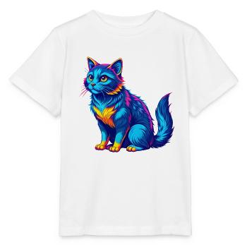 Australian Mist Cat Breed Cartoon Kawaii Animal Pe - Stanley/Stella MINI CREATOR Kids’ T-Shirt - white - Front - Maike (125cm)