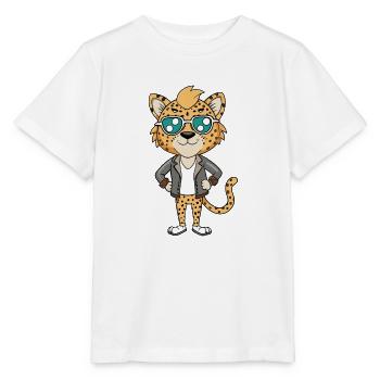 Australische Spotted Mist Lustige Cartoon Kawaii Jacke - Stanley/Stella Kinder T-Shirt MINI CREATOR  - Weiß - Vorne - Maike (125cm)