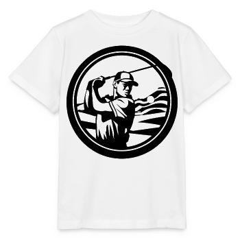 Golfspieler - Stanley/Stella Kinder T-Shirt MINI CREATOR  - Weiß - Vorne - Maike (125cm)