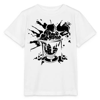 Eiscreme Becher - Stanley/Stella Kinder T-Shirt MINI CREATOR  - Weiß - Vorne - Maike (125cm)