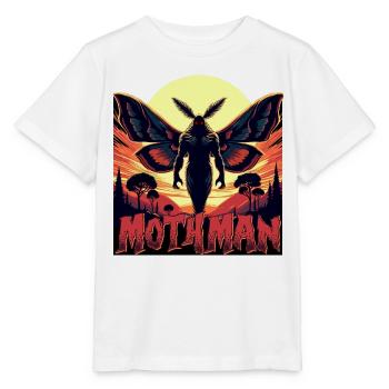 Mothman Monster Halloween - Stanley/Stella MINI CREATOR Kids’ T-Shirt - white - Front - Maike (125cm)
