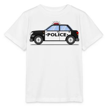 Police Schwarz und Weiß - Stanley/Stella Kinder T-Shirt MINI CREATOR  - Weiß - Vorne - Maike (125cm)