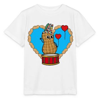 Peanut Hippie Chaman Batteur Coeur Enfants - T-shirt bio MINI CREATOR Stanley/Stella Enfant - blanc - Devant - Maike (125cm)