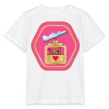 CAPYBARA SKIING GONDOLA LIFT - Stanley/Stella MINI CREATOR Kids’ T-Shirt - white - Front - Maike (125cm)