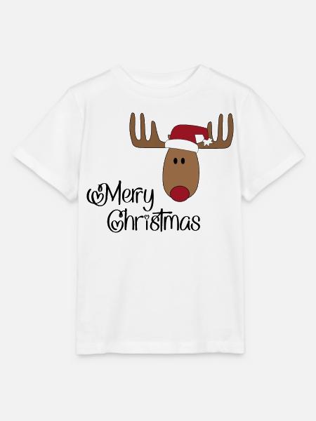 merry Christmas - Stanley/Stella Kinder T-Shirt MINI CREATOR - Weiß