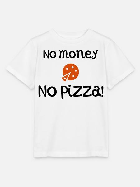 witzige Sprüche Pizza - Stanley/Stella Kinder T-Shirt MINI CREATOR - Weiß