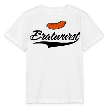 Simply delicious bratwurst - Stanley/Stella MINI CREATOR Kids’ T-Shirt - white - Front - Maike (125cm)