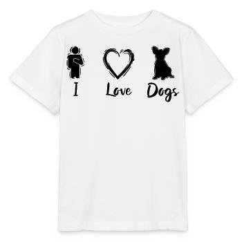 Hundeliebhaber - Stanley/Stella Kinder T-Shirt MINI CREATOR  - Weiß - Vorne - Maike (125cm)