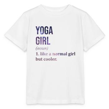 Yoga Yoga Yoga - Stanley/Stella MINI CREATOR Kids’ T-Shirt - white - Front - Maike (125cm)