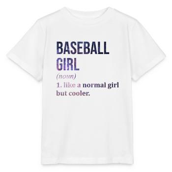 Baseball Baseball Baseball - Stanley/Stella MINI CREATOR Kids’ T-Shirt - white - Front - Maike (125cm)