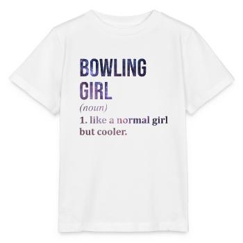 Bowling Bowling Bowling - T-shirt bio MINI CREATOR Stanley/Stella Enfant - blanc - Devant - Maike (125cm)