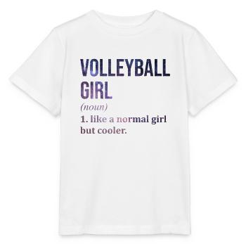 Volleyball Volleyball Volleyball - Stanley/Stella MINI CREATOR Kids’ T-Shirt - white - Front - Maike (125cm)