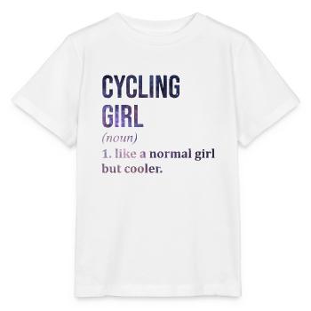 Cycling Cycling Cycling - Stanley/Stella MINI CREATOR Kids’ T-Shirt - white - Front - Maike (125cm)