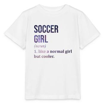 Soccer Soccer Soccer - Stanley/Stella MINI CREATOR Kids’ T-Shirt - white - Front - Maike (125cm)