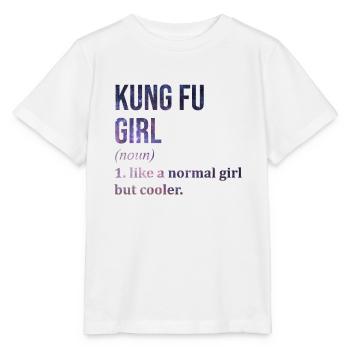 Kung-Fu - Stanley/Stella Kinder T-Shirt MINI CREATOR  - Weiß - Vorne - Maike (125cm)